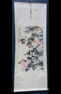 Appraisal: Chinese Scroll Manner Wang Xuetao Manner of Wang Xuetao Chinese