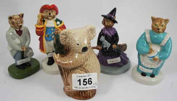 Appraisal: Wade Figures Witch Catkins City Gent Catkins Koala Bear Catkins