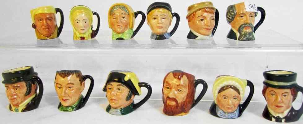 Appraisal: A Set of Royal Doulton Tinies Character Jugs from the