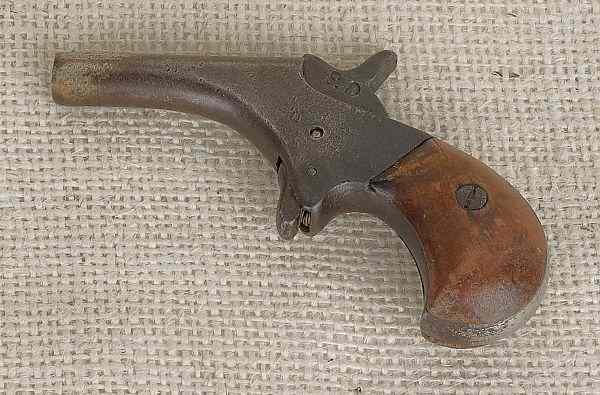 Appraisal: Peter Derr Berks County Pennsylvania - iron derringer with walnut