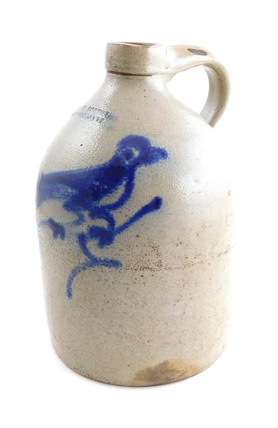 Appraisal: th C American salt-glazed stoneware by J E Norton Bennington