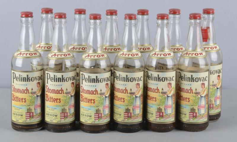 Appraisal: Lot of Pelinkovac Stomach Bitters The labels on all of