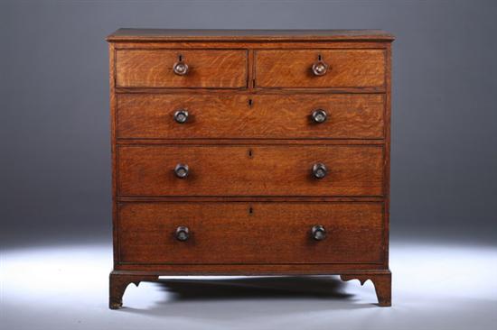 Appraisal: AMERICAN FEDERAL STYLE ELMWOOD CHEST OF DRAWERS Early th century