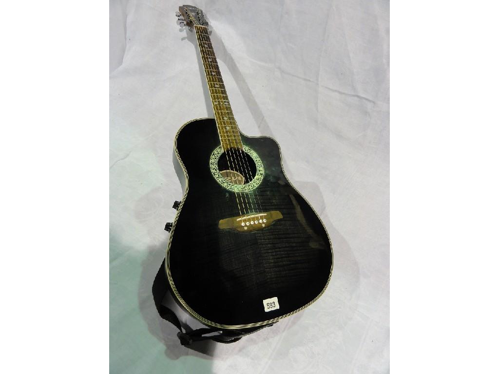 Appraisal: An Aria Amber acoustic guitar