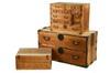 Appraisal: JAPANESE STORAGE CABINETS - Classic th c Cedar Storage and