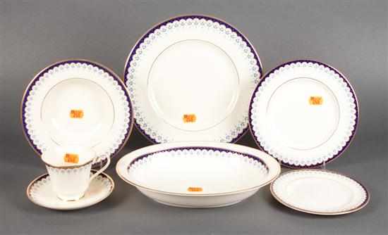 Appraisal: Minton china -piece partial dinner service in the ''Consort'' pattern