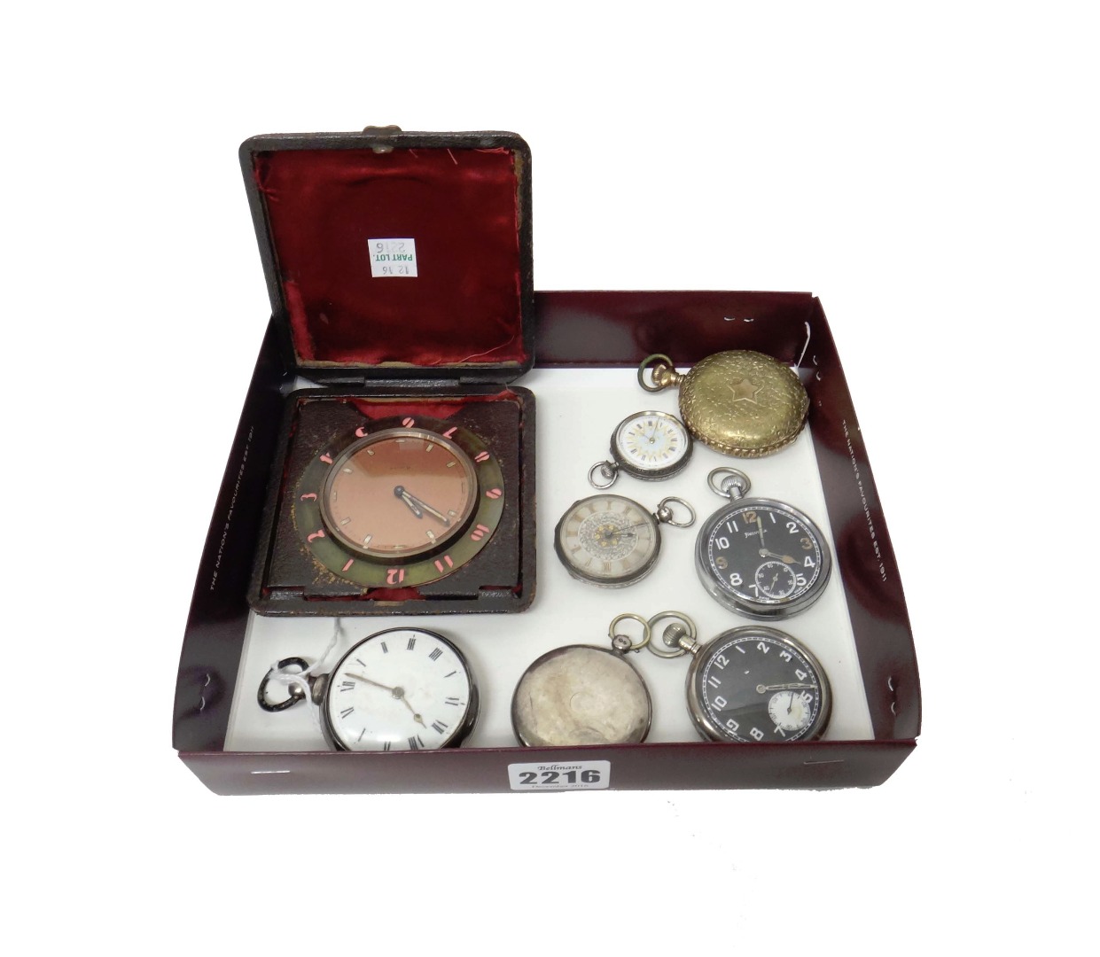 Appraisal: A gentleman's silver pair cased key wind openfaced pocket watch