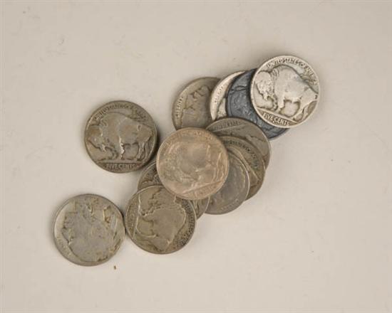 Appraisal: Buffalo Nickels - Mintmarked Before