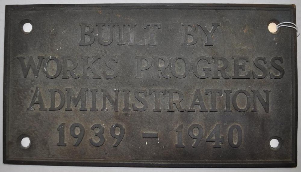 Appraisal: United States WPA Bronze Plaque - United States Government Works