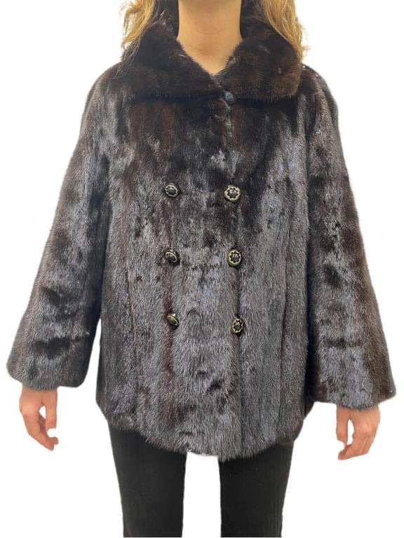 Appraisal: Woman's Fur CoatModel Height ' Length of jacket is Tear