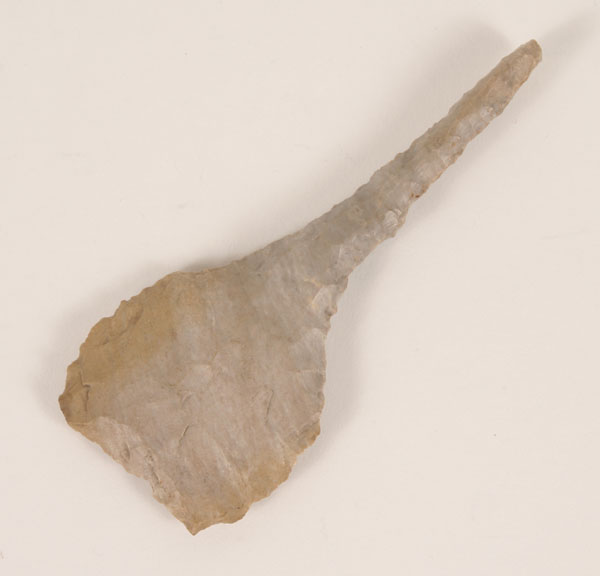 Appraisal: Flint drill Native American Indian artifact Tip missing