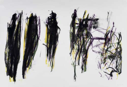 Appraisal: JOAN MITCHELL Tree II Color lithograph on sheets of BFK