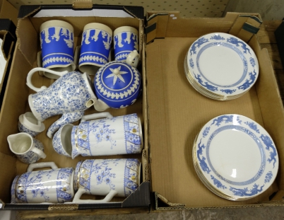 Appraisal: A collection of pottery to include Copeland Spode Jugs Teapots