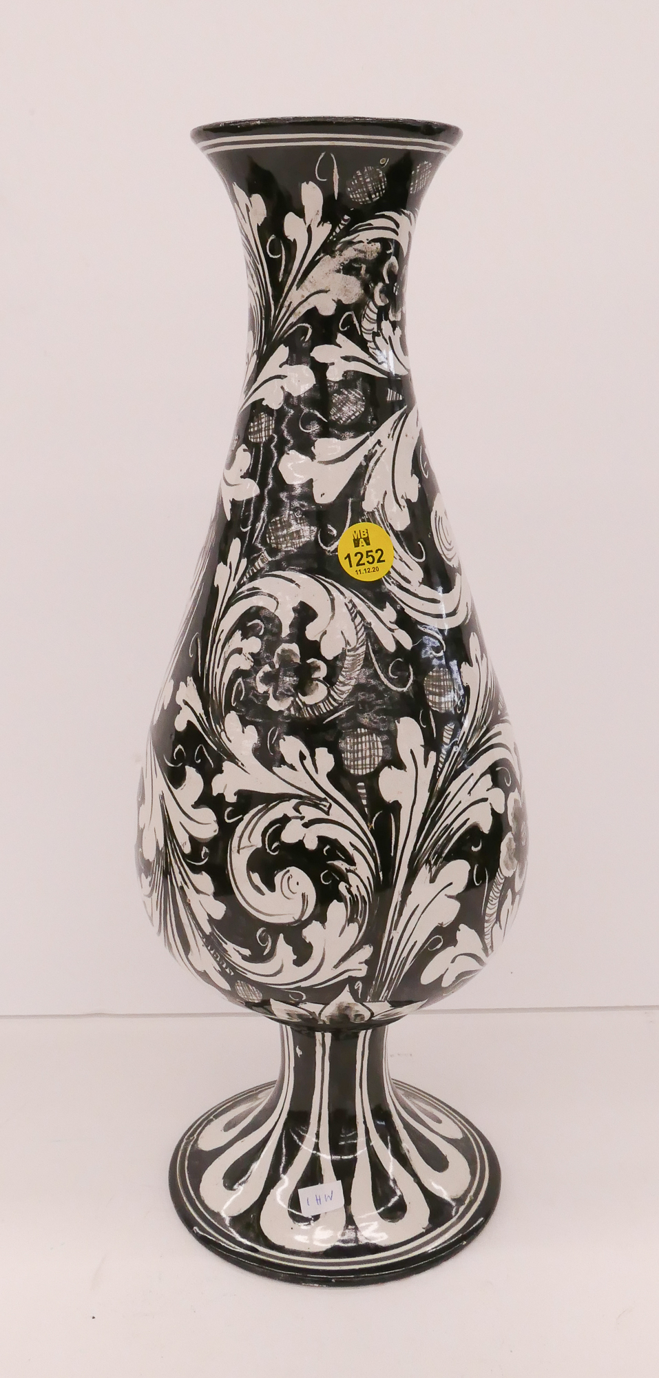 Appraisal: Iudice Caltagirone Italian Faience Vase- ''