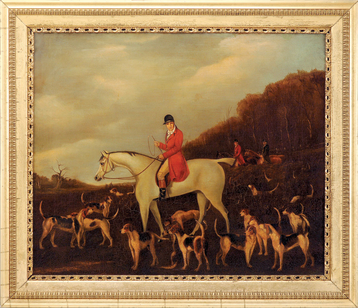 Appraisal: DEAN WOLSTENHOLME THE ELDER BRITISH - HUNTSMEN AND HOUNDS AT