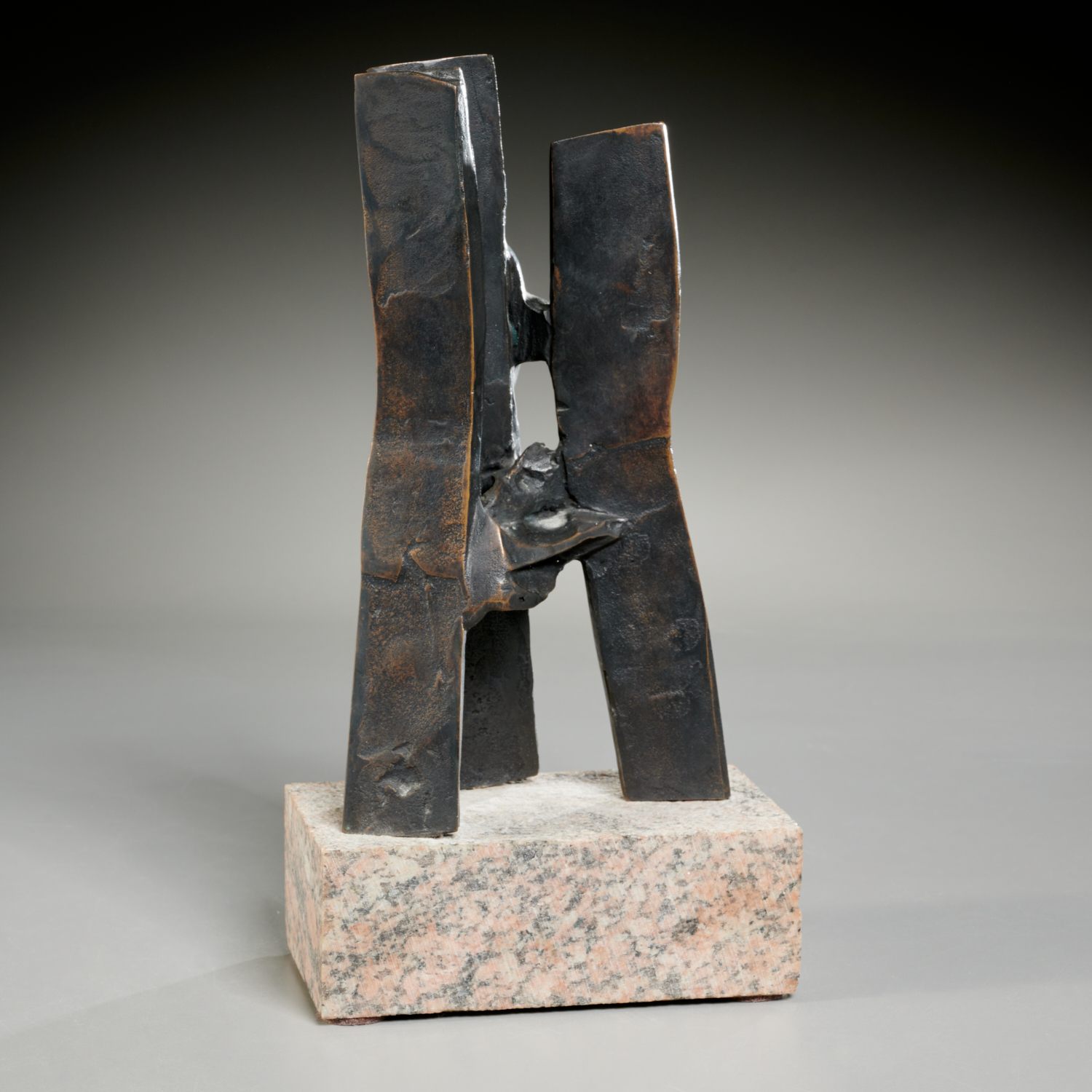 Appraisal: DIMITRI HADZI SCULPTURE Dmitri Hadzi American - Untitled bronze sculpture