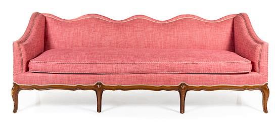 Appraisal: A Louis XV Provincial Style Canape Hieght x width x