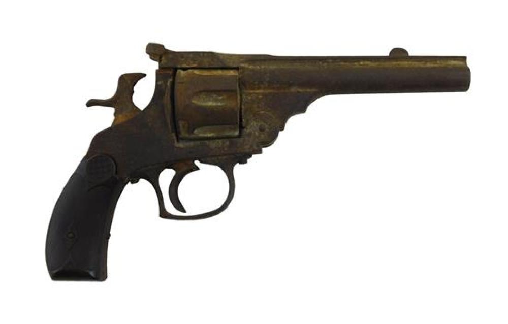 Appraisal: GUN Spanish caliber revolver relic c - dug- up not