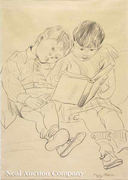 Appraisal: Margaret Peggy Bacon American - The Story Book c pencil