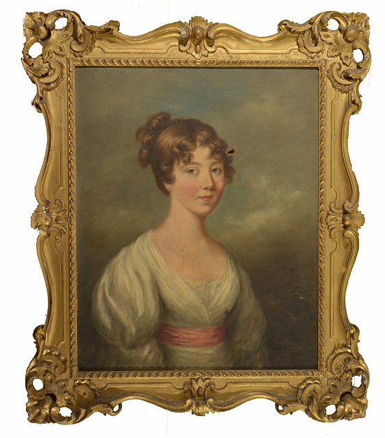 Appraisal: FREDERICK PERCY GRAVES - Head and shoulders portrait of a