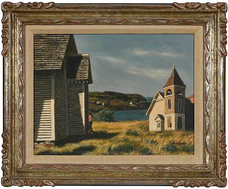 Appraisal: Jack Bookbinder Pennsylvania Ukraine - Monhegan Maine signed lower right