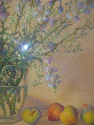 Appraisal: Unknown Pastel of Japonesque Still Life signed indecipherably lower left