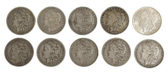 Appraisal: lot of U S Morgan Silver Dollars 'O'