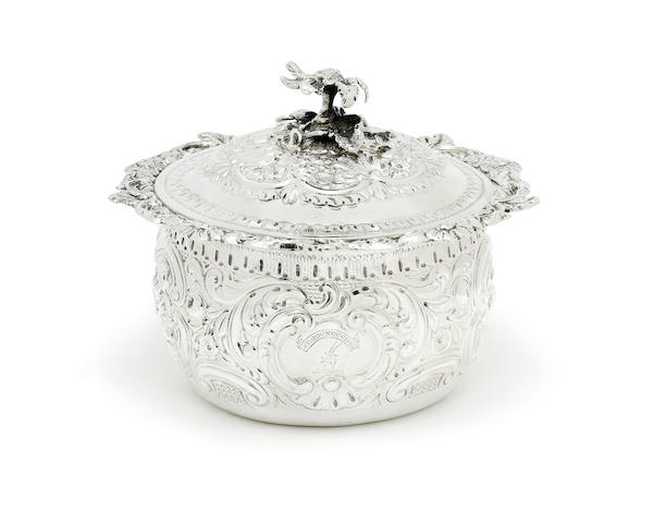 Appraisal: A George III silver covered bowl by Samuel Whitford London