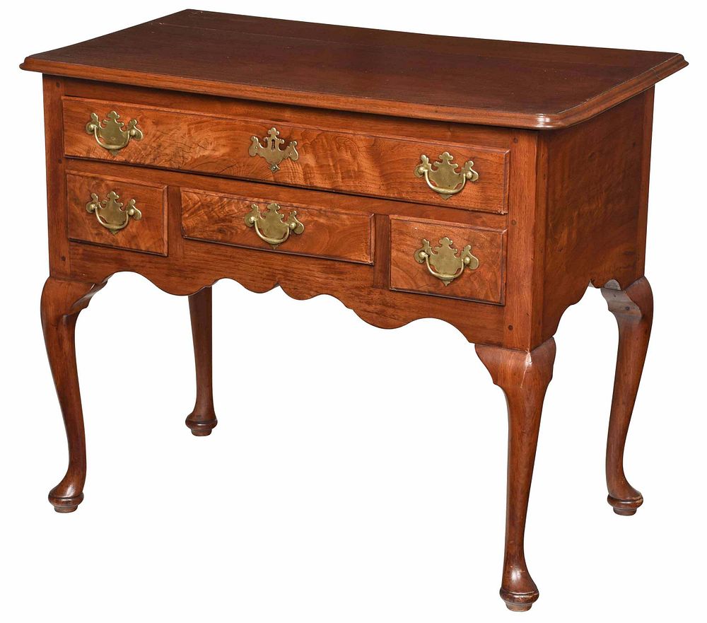 Appraisal: Southern Queen Anne Walnut Dressing Table attributed to Potomac River