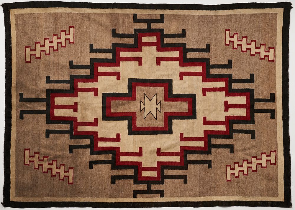 Appraisal: Navajo SW Native American Rug Weaving Blanket Early th century