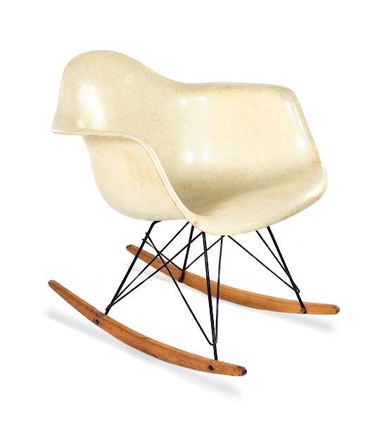 Appraisal: Charles and Ray Eames American - - RAR Rocking Chair