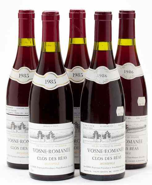 Appraisal: Vosne-Romanee total bottlesVintage Jean Gros Clos des Reas Vintage Jean