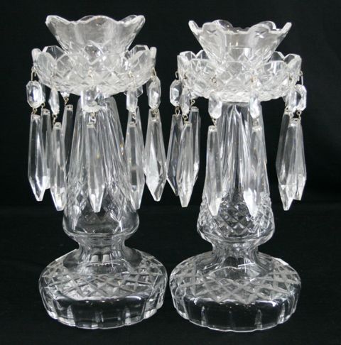 Appraisal: A matched pair of Waterford th century of cut crystal