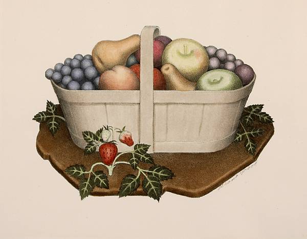 Appraisal: n a Grant Wood American - Fruits Vegetables C Two