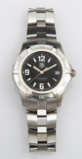 Appraisal: Stainless Men's Tag Heuer Professional Wristwatch with date window and