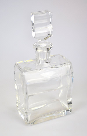 Appraisal: A studio glass liquor decanter in the Art Deco style