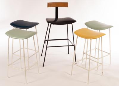 Appraisal: Frank Guille for Kandya a Program bar stool designed s