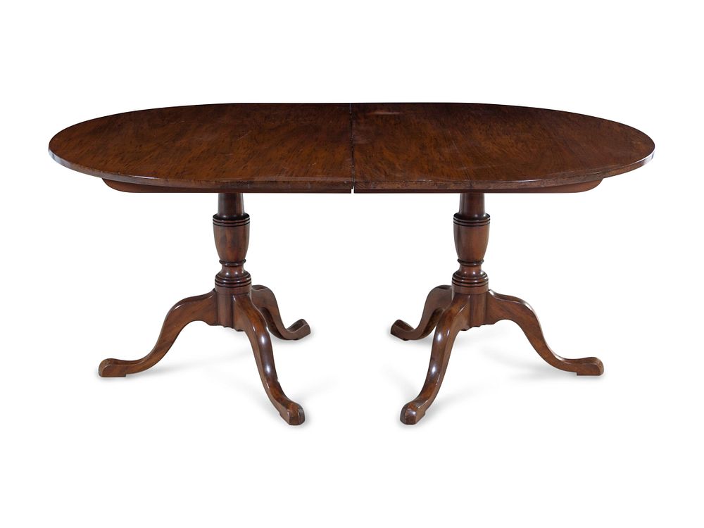 Appraisal: A George III Style Mahogany Dining Table A George III