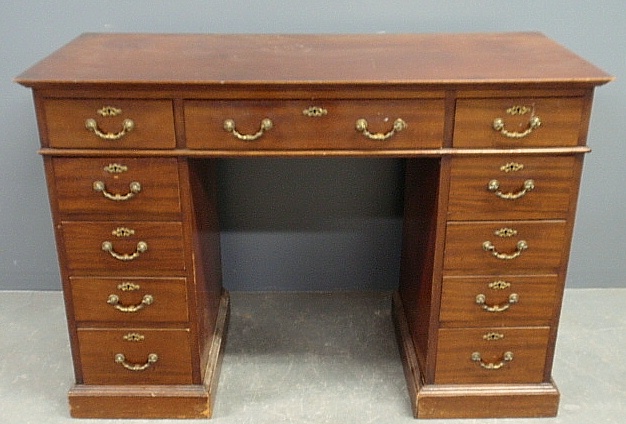 Appraisal: - Chippendale style mahogany desk c h x w x