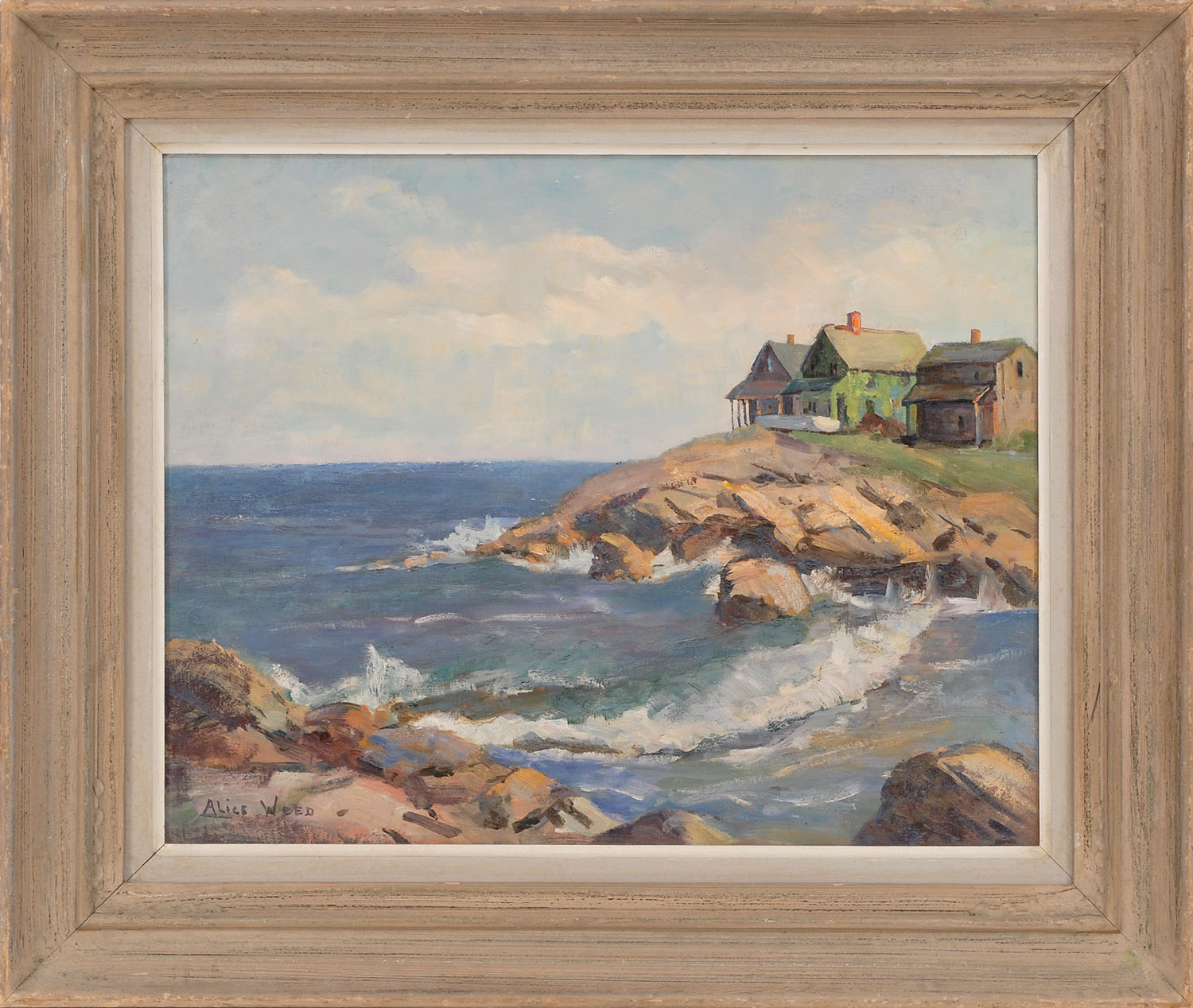 Appraisal: ALICE WEEDAmerican Early th CenturyBy the Sea - Rockport Signed