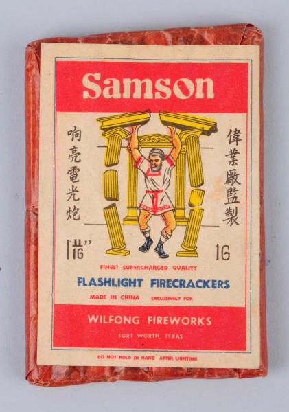 Appraisal: Samson -Pack Firecrackers - Made in China Condition Very Good