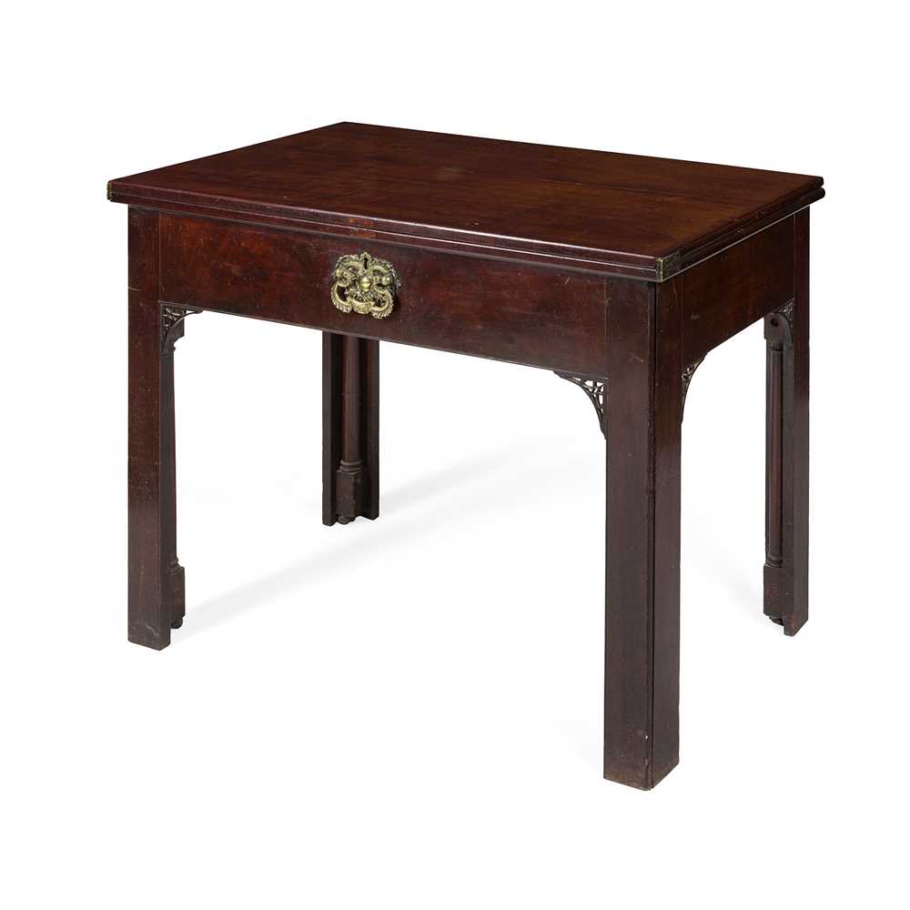 Appraisal: EARLY GEORGE III MAHOGANY ARCHITECT'S TABLE MID TH CENTURY with