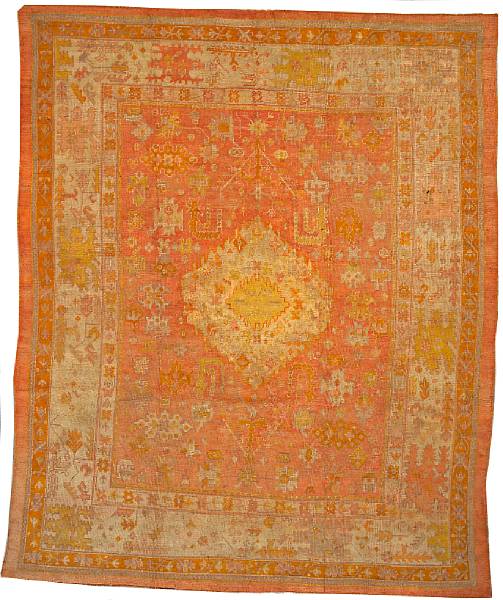 Appraisal: An Oushak carpet West Anatolia late th century size approximately