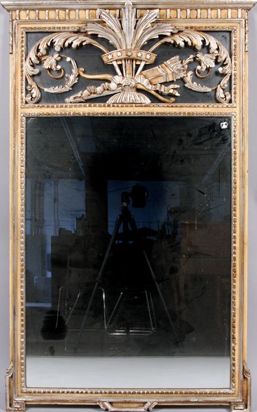 Appraisal: Early th Century Italian silver leaf mirror h x w