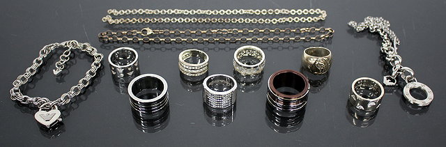 Appraisal: VARIOUS RINGS by Dolce and Gabanna and Armani together with