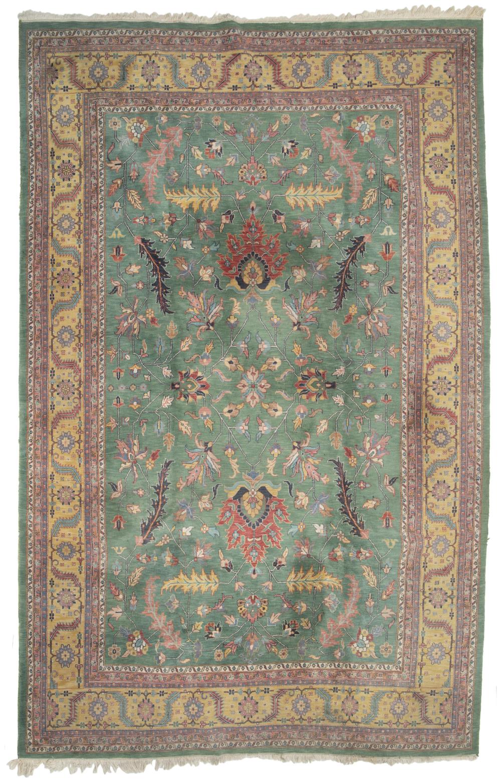 Appraisal: An Indo-Persian-style rug Second-half th Century Wool on cotton foundation