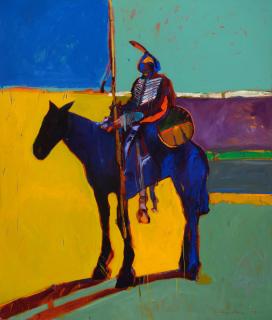 Appraisal: FRITZ SCHOLDER - The First One oil on canvas x