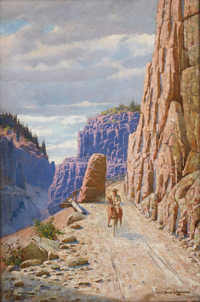 Appraisal: Edward Espey Grand Canyon Oil on Canvas California Edward Espey