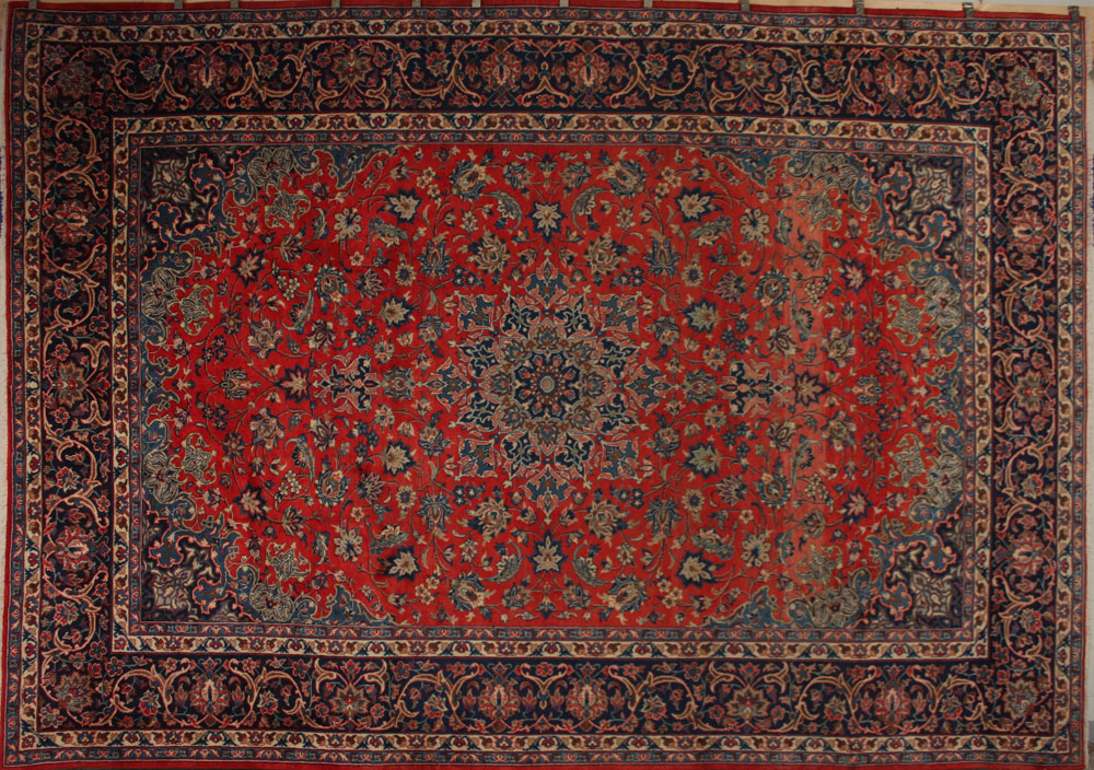 Appraisal: A - Isfhan Rug Isfhan rug ' x '