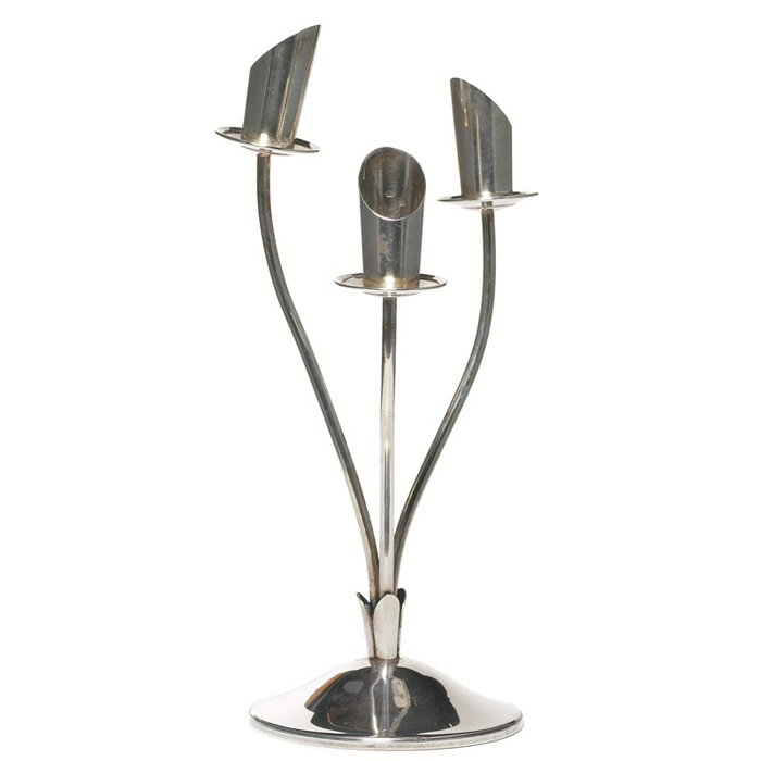 Appraisal: International Silver Co candelabra sterling silver with three holders impressed